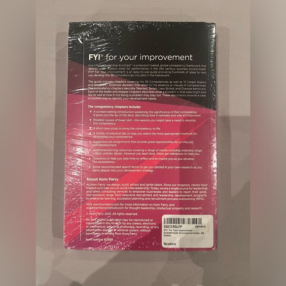 FYI: For Your Improvement - Competencies Development Guide, 6th Ed by Korn Ferry - Picture 2 of 3